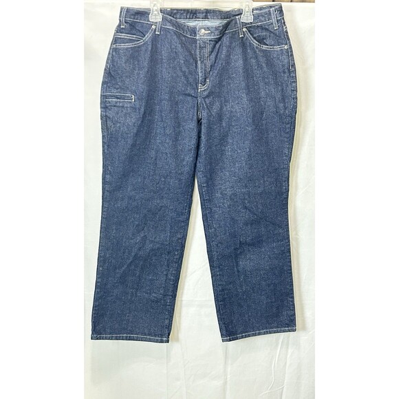 Dickies Womens 18 Regular Denim Blue Jean - Picture 1 of 10